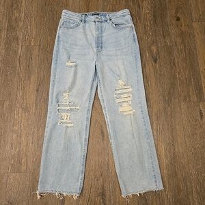 Wild Fable Womens Blue Jeans Size 14 Distressed Ladies Blue Jeans